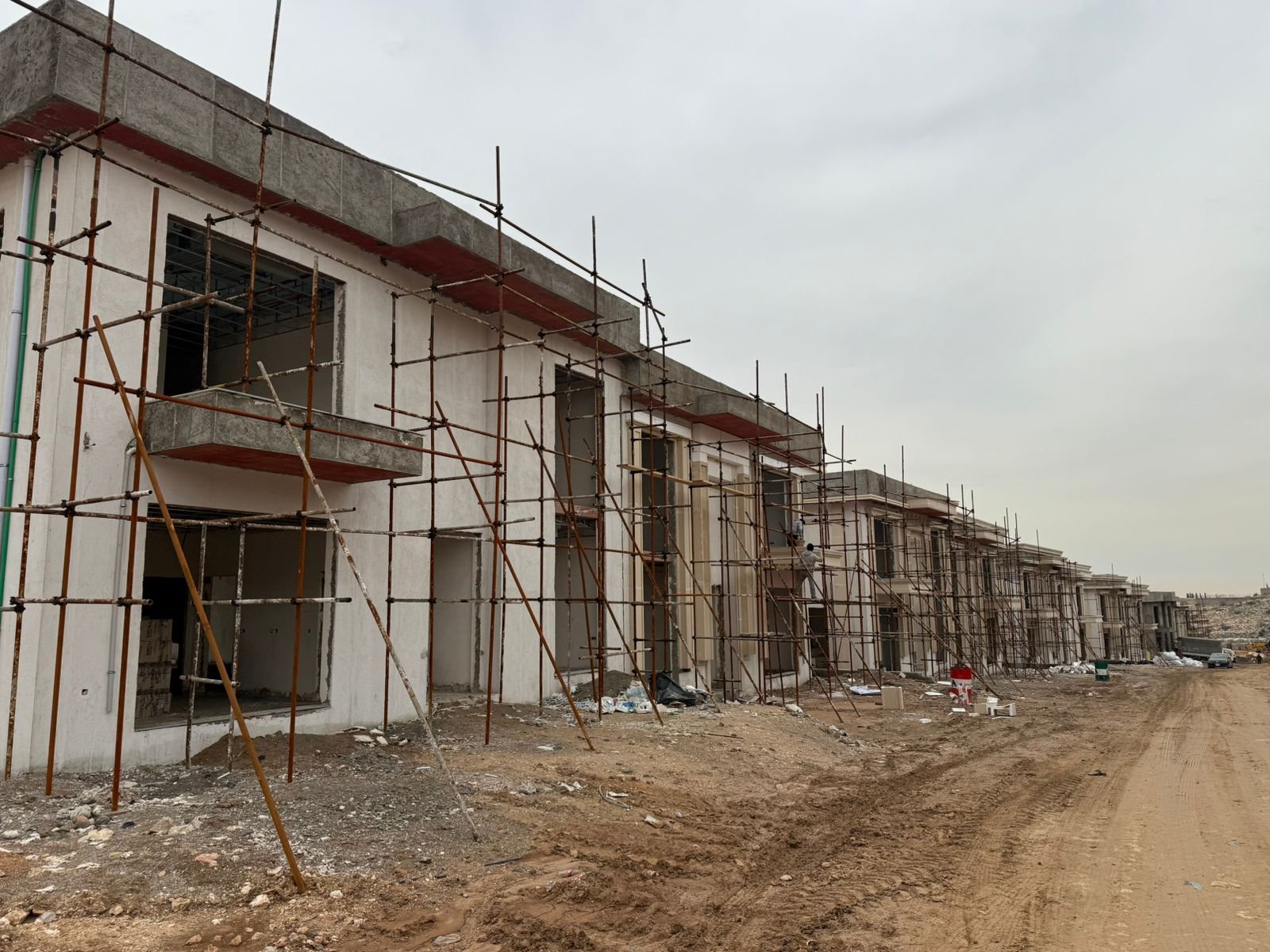 Residential development in progress