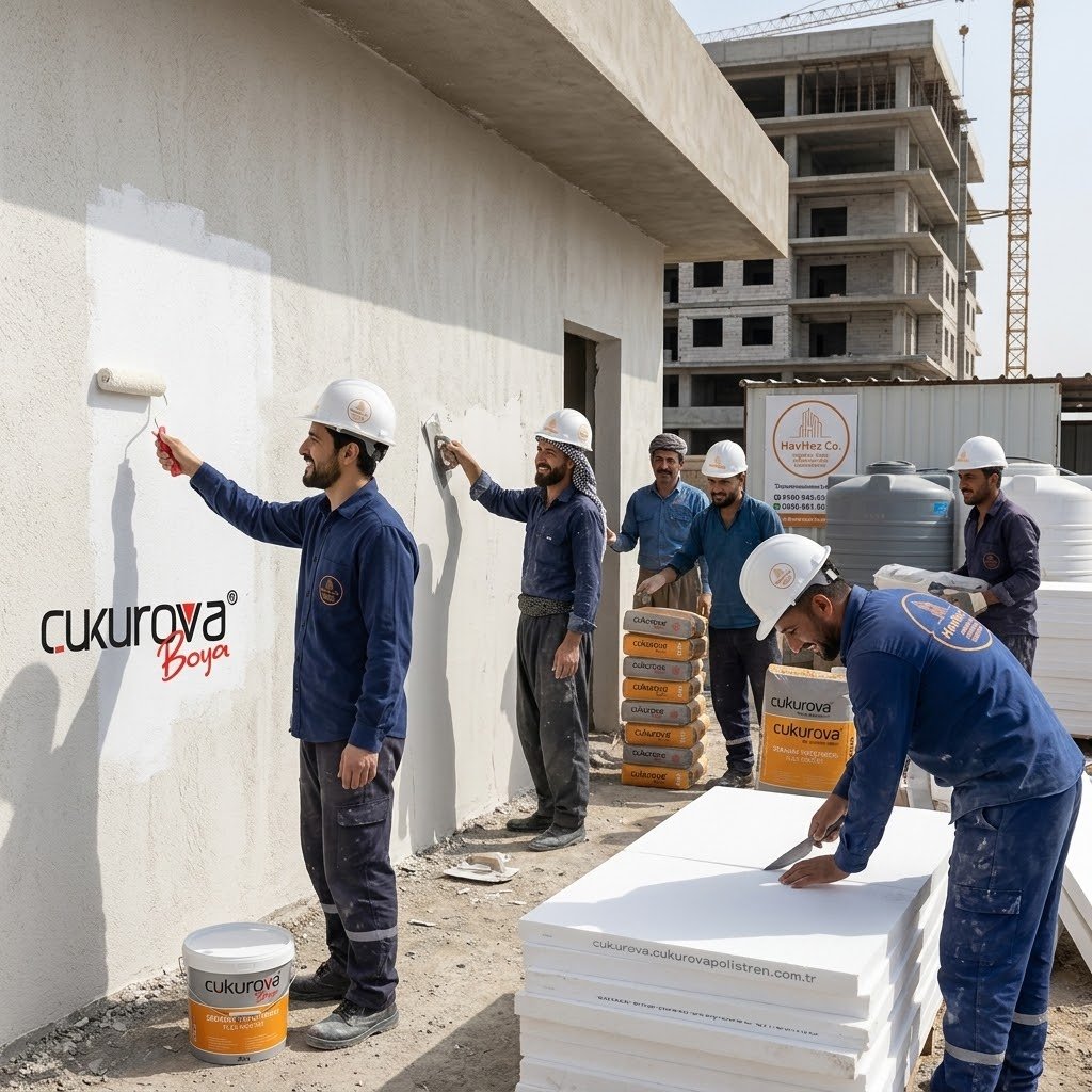HAV HEZ team on Çukurova Boya jobsite