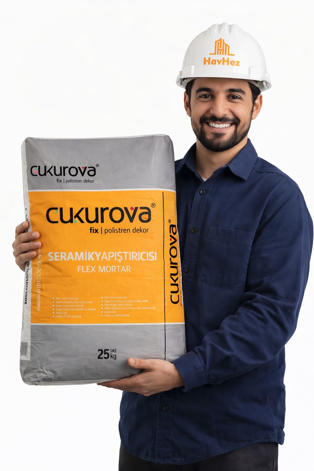 HAV HEZ with Çukurova Fix Seramik Yapıştırıcısı Flex Mortar 25 kg